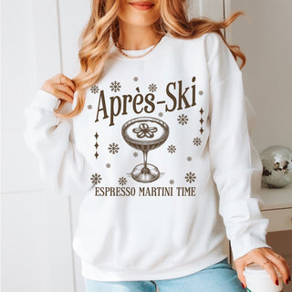 Apres Ski Espresso Martini Time Graphic Sweatshirt - Limeberry Designs