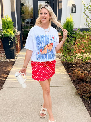 Bad Day To Be A Hotdog Comfort Color Graphic Tee - Limeberry Designs