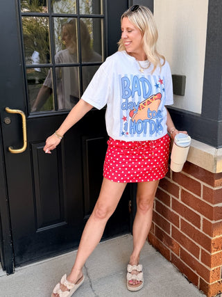 Bad Day To Be A Hotdog Comfort Color Graphic Tee - Limeberry Designs