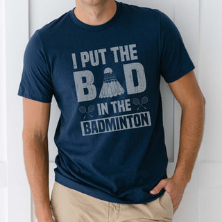 Bad in Badminton Tee - Limeberry Designs