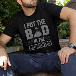 Bad in Badminton Tee - Limeberry Designs