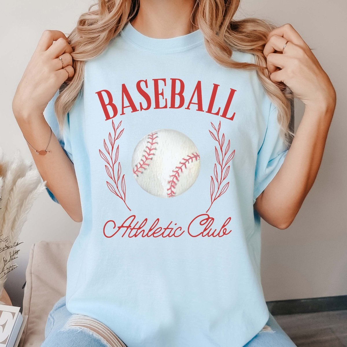 Baseball Athletic Club Comfort Color Wholesale Tee - Hot Item - Limeberry Designs