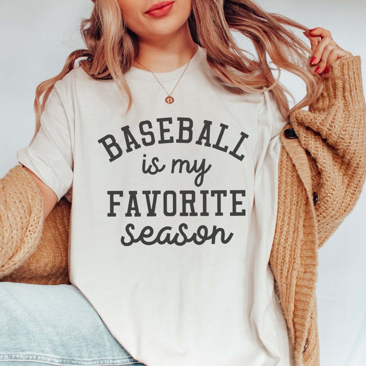Baseball is my Favorite Season Bella Tee - Limeberry Designs