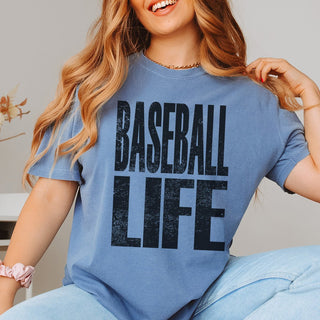Baseball Life Comfort Color Tee - Limeberry Designs