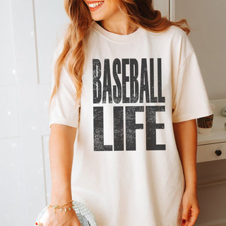 Baseball Life Comfort Color Tee - Limeberry Designs