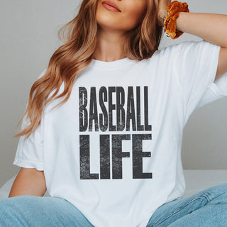 Baseball Life Comfort Color Tee - Limeberry Designs