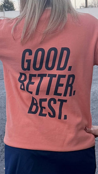 Bear With Shades Graphic Terracotta Comfort Colors Crew Sweatshirt - Limeberry Designs