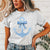 Blue Anchor And Bow Tee - Limeberry Designs
