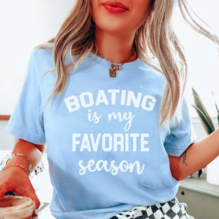 Boating Is My Favorite Season Wholesale Tee - Limeberry Designs