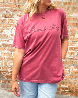 Born to Shop Comfort Colors Tee