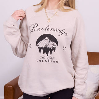 Breckenridge Ski Club Wholesale Bella Crew Sweatshirt - Fast TAT - Limeberry Designs