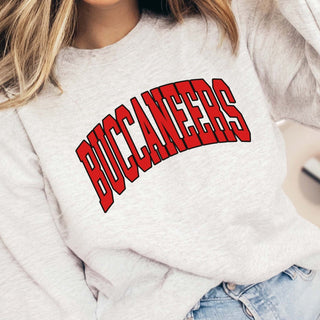 Buccaneers Collegiate Letter Graphic Sweatshirt + Hoodie