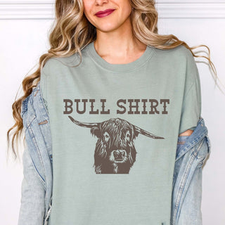 Bull Shirt Comfort Color Graphic Tee - Limeberry Designs