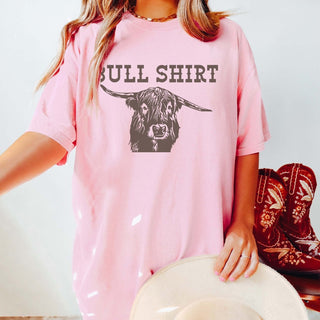 Bull Shirt Comfort Color Graphic Tee - Limeberry Designs