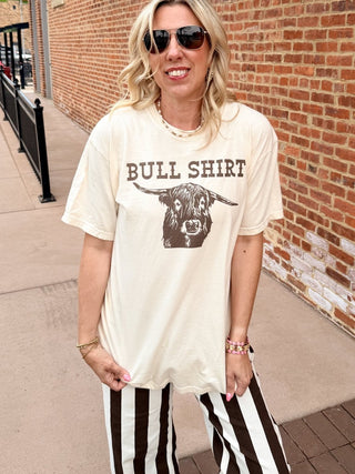 Bull Shirt Comfort Color Graphic Tee - Limeberry Designs