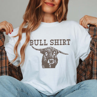 Bull Shirt Comfort Color Graphic Tee - Limeberry Designs