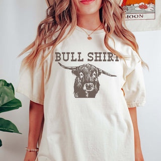 Bull Shirt Comfort Color Graphic Tee - Limeberry Designs