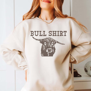 Bull Shirt Graphic Sweatshirt - Limeberry Designs