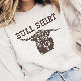 Bull Shirt Graphic Sweatshirt - Limeberry Designs