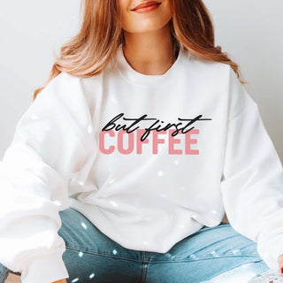 But First Coffee Sweatshirt - Limeberry Designs