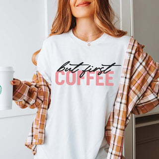 But First Coffee Tee - Limeberry Designs