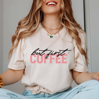 But First Coffee Tee - Limeberry Designs