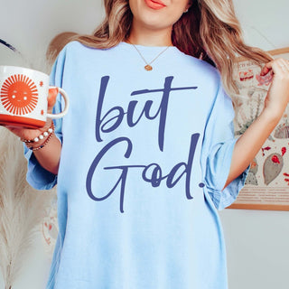 But God Wholesale Comfort Color Graphic Tee - Fast Shipping - Limeberry Designs