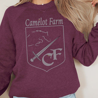 Camelot Farms Grey Crest Bella Sweatshirt - Limeberry Designs
