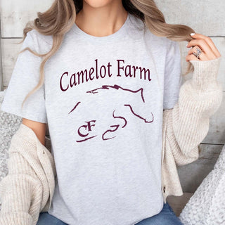 Camelot Farms Horse Outline Tee - Limeberry Designs