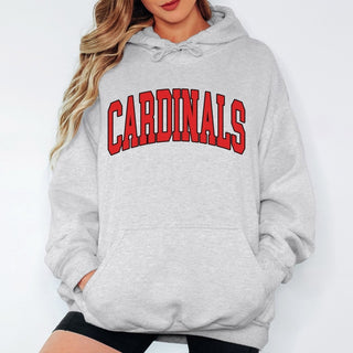 Cardinals Collegiate Letter Graphic Sweatshirt + Hoodie - Limeberry Designs