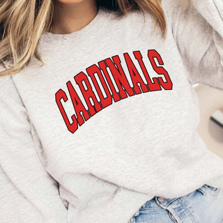 Cardinals Collegiate Letter Graphic Sweatshirt + Hoodie - Limeberry Designs