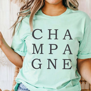 CHAMPAGNE Bella Graphic Tee - Limeberry Designs