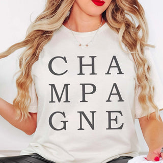 CHAMPAGNE Bella Graphic Tee - Limeberry Designs