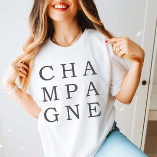 CHAMPAGNE Bella Graphic Tee - Limeberry Designs