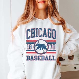 Chicago Baseball Wholesale Graphic Sweatshirt - Quick Shipping - Limeberry Designs