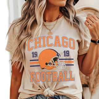 Chicago Football Bella Graphic Tee - Limeberry Designs