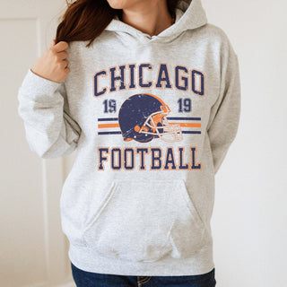 Chicago Football Graphic Hoodie - Limeberry Designs