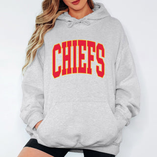 Chiefs Collegiate Letter Graphic Sweatshirt + Hoodie