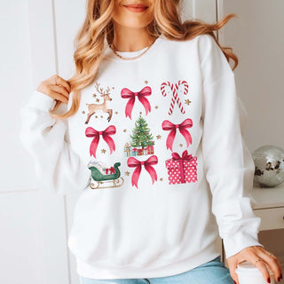 Christmas Collage Graphic Sweatshirt - Limeberry Designs