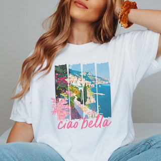 Ciao Bella Coast Comfort Color Tee - Limeberry Designs