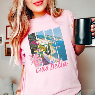 Ciao Bella Coast Comfort Color Tee - Limeberry Designs