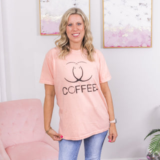 Coffee Rings Comfort Color Graphic Tee - Limeberry Designs