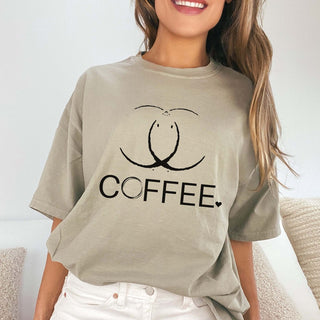 Coffee Rings Comfort Color Graphic Tee - Limeberry Designs