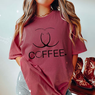 Coffee Rings Comfort Color Graphic Tee - Limeberry Designs