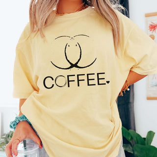 Coffee Rings Comfort Color Graphic Tee - Limeberry Designs