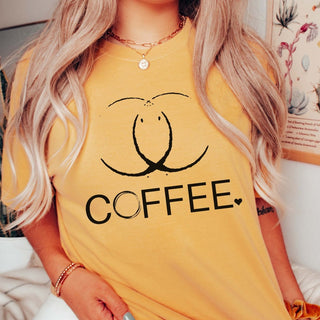 Coffee Rings Comfort Color Graphic Tee - Limeberry Designs