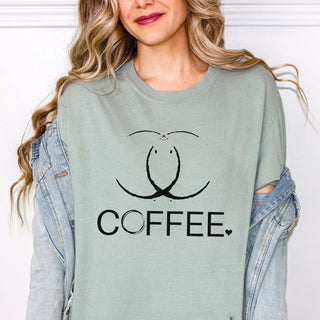 Coffee Rings Comfort Color Graphic Tee - Limeberry Designs