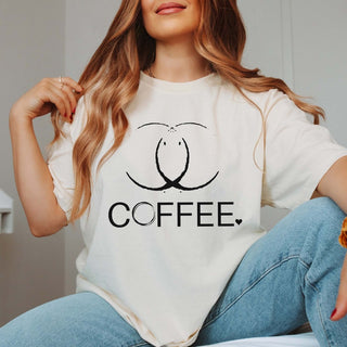 Coffee Rings Comfort Color Graphic Tee - Limeberry Designs