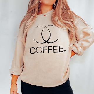 Coffee Rings Graphic Sweatshirt - Limeberry Designs