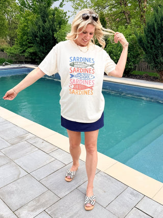 Colorful Sardines Graphic Comfort Color Tee - Limeberry Designs